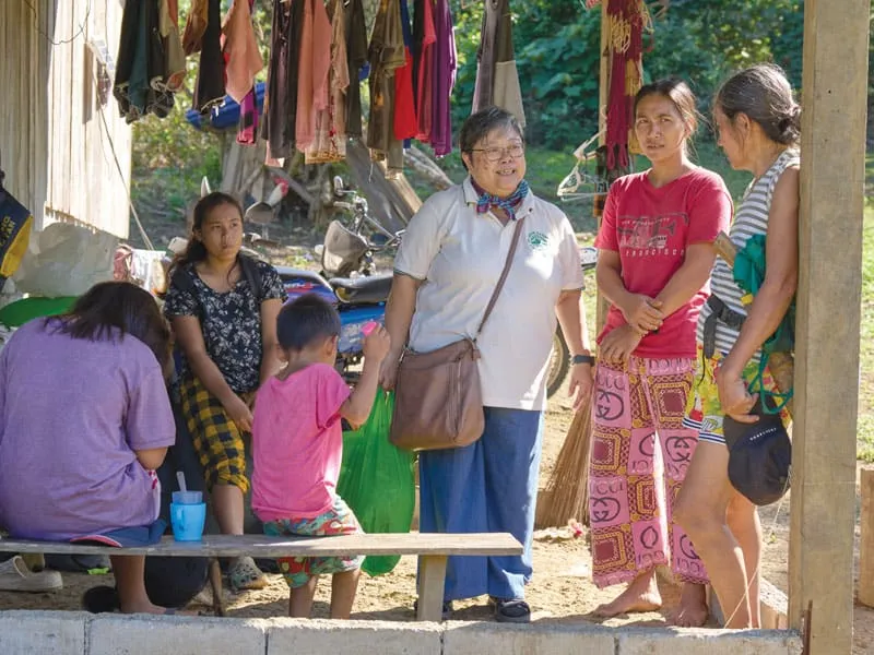 La Hermana Misolas, quien trabajó con mujeres sin hogar, afirma que el clamor de la tierra y el clamor de los pobres son el mismo. (Paul Jeffrey/Filipinas)