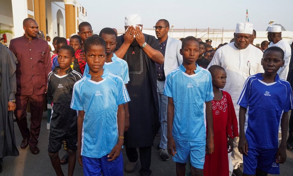 Schoolchildren from St. Mary’s Catholic School in Papiri, Nigeria, arrive at the Niger State Government House Dec. 8, 2025, after being freed from captivity following their abduction by gunmen Nov. 21. Church officials confirmed that the remaining 130 students were released on Dec. 21, ending a month-long ordeal that began when more than 300 pupils were abducted from the diocesan school in Niger State. (OSV News/Marvellous Durowaiye, Reuters)
