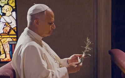 Pope Leo XIV prays for world leaders to abandon “projects of death” in a video message released by the Vatican on March 5, 2026, urging people around the world to pray for peace. Addressing pilgrims after the Angelus prayer on March 8, the Pope called for an end to the war in Iran and warned that the conflict could drag more Middle Eastern countries into instability. (Screenshot from OSV News/Pope’s Worldwide Prayer Network)