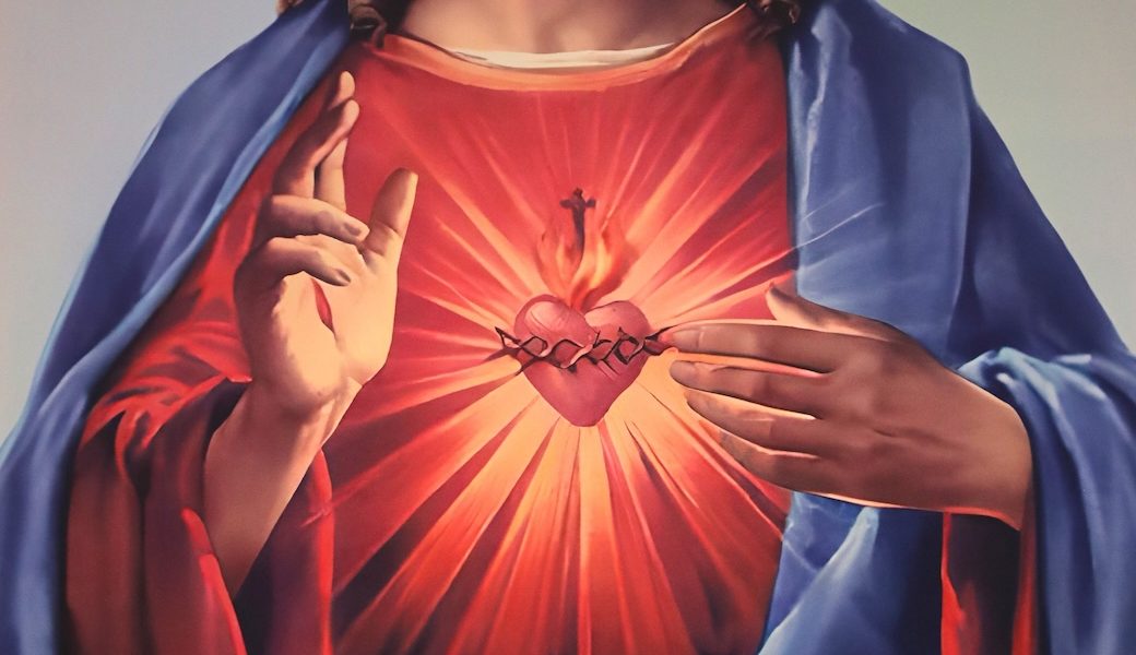 A painting at Sacred Heart Church in Prescott, Arizona (OSV News/Bob Roller/U.S.)