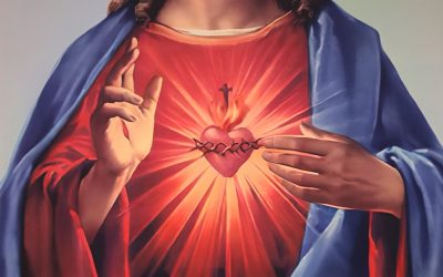 A painting at Sacred Heart Church in Prescott, Arizona (OSV News/Bob Roller/U.S.)