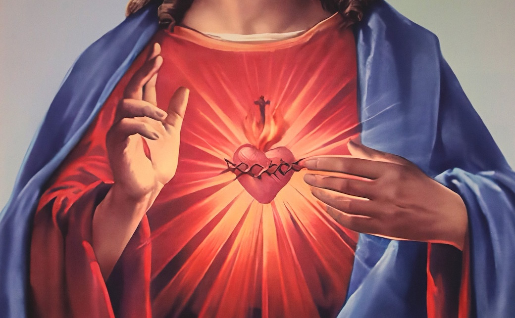 A painting at Sacred Heart Church in Prescott, Arizona (OSV News/Bob Roller/U.S.)