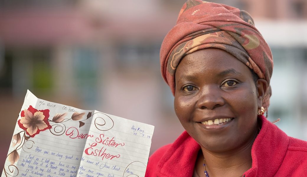 Maryknoll Sister Esther Warioba, who professed her final vows last year, regularly visits 20 inmates in five prisons. The missioner, originally from Tanzania, offers a lifeline of support for international prisoners, many of whom are victims of human trafficking, as a volunteer for the nonprofit Voice for Prisoners. (Paul Jeffrey/Hong Kong)
