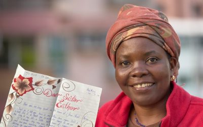 Maryknoll Sister Esther Warioba, who professed her final vows last year, regularly visits 20 inmates in five prisons. The missioner, originally from Tanzania, offers a lifeline of support for international prisoners, many of whom are victims of human trafficking, as a volunteer for the nonprofit Voice for Prisoners. (Paul Jeffrey/Hong Kong)
