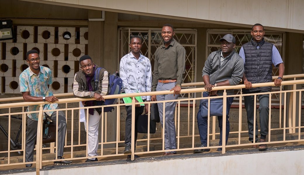 Young men in the discernment process to become Maryknoll priests study philosophy at Tangaza University in Nairobi, Kenya, where the mission society has a formation house. (Paul Jeffrey/Kenya)