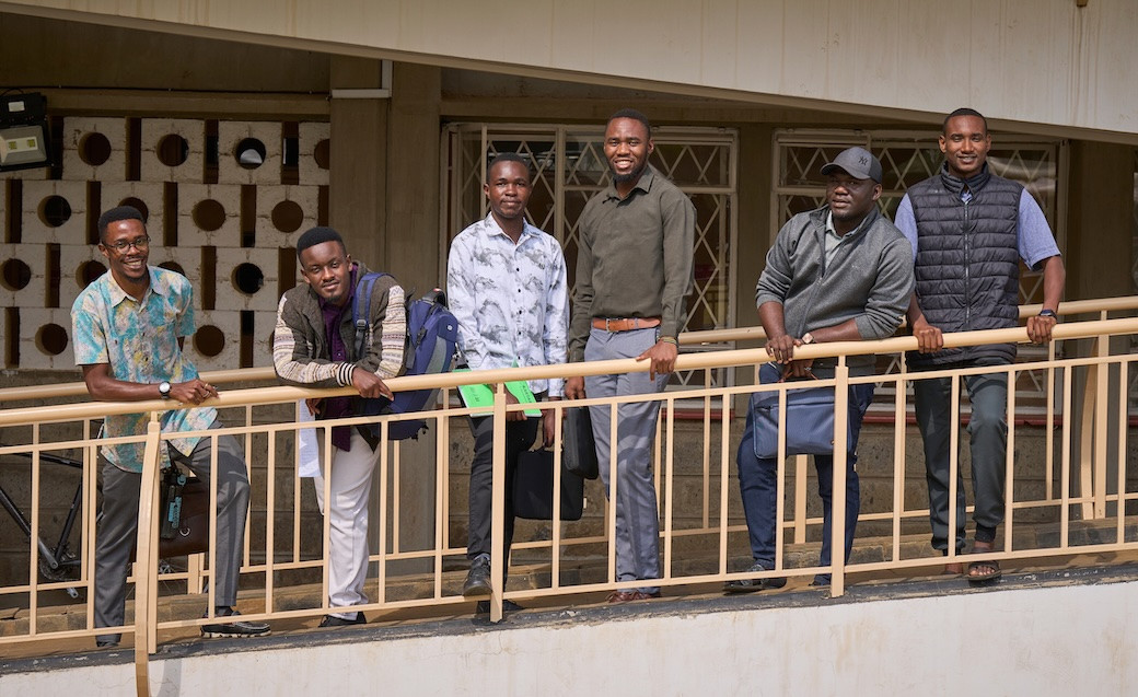 Young men in the discernment process to become Maryknoll priests study philosophy at Tangaza University in Nairobi, Kenya, where the mission society has a formation house. (Paul Jeffrey/Kenya)