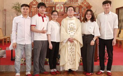 Maryknoll Father Lo Xuan Dam serves in Toyama Catholic Church in the city of Toyama, Japan, where he offers others the same refuge of faith that his family found in the Church. (Adam Mitchell/Japan)