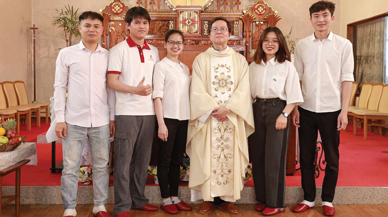 Maryknoll Father Lo Xuan Dam serves in Toyama Catholic Church in the city of Toyama, Japan, where he offers others the same refuge of faith that his family found in the Church. (Adam Mitchell/Japan)