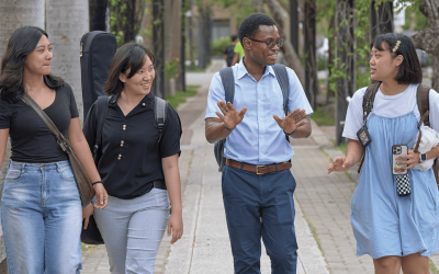 El seminarista Maryknoll Paschal Madukwa se prepara para el sacerdocio misionero en un programa de entrenamiento en Taiwán. (Paul Jeffrey/Taiwán)