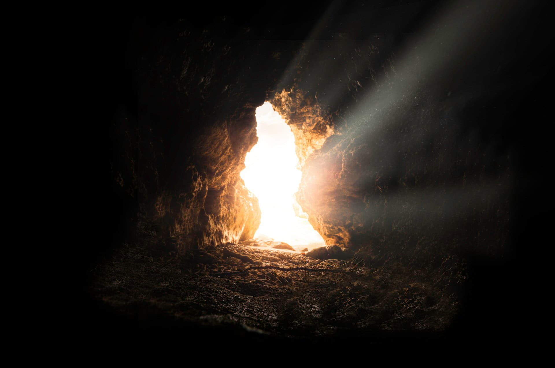 Rayos de sol penetran en una cueva en Curaçao. (Bruno van der Kraan/Unsplash/Curaçao)